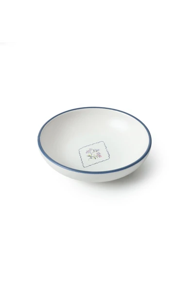 Keramika Floral Waves Halka Sosluk / Çerezlik 13 Cm 6 Adet 22670 - 6