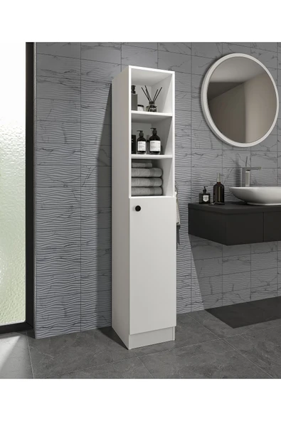 CABİNSE BANYO DOLABI 1 KAPAK 6 RAFLI ÇOK AMAÇLI DOLAP 1.SINIF MALZEME - 3