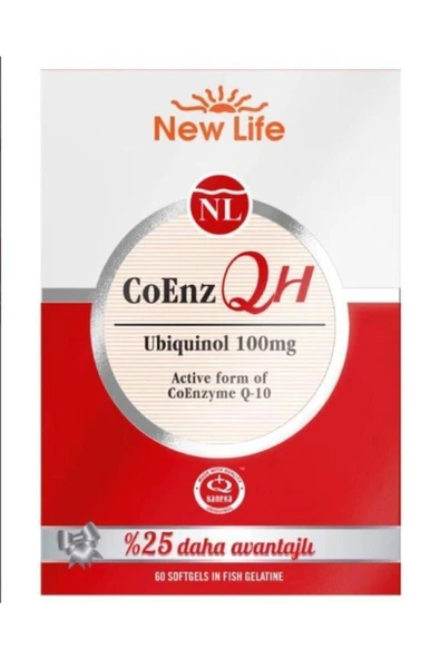 NEW LİFE Coenz Qh Ubiquinol 60 Kapsül
