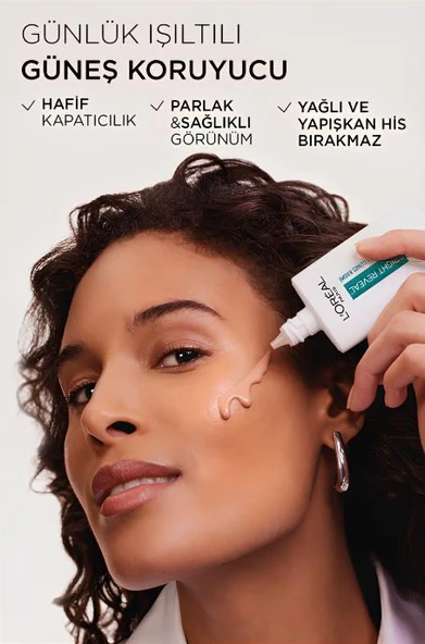 Bright Reveal Spf 50+ Koyu Leke Karşıtı Renkli Fluid Günlük Yüz Güneş Kremi 50ml - Medium - 2