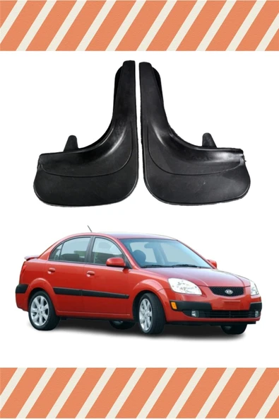 ALPAX OTOMOTİV Kia Rio 2006-2011 Uyumlu 2'li Tozluk Çamurluk Paçalık