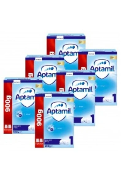 APTAMİL 1 Devam Sütü 900 Gr 6'lı Fırsat Paketi