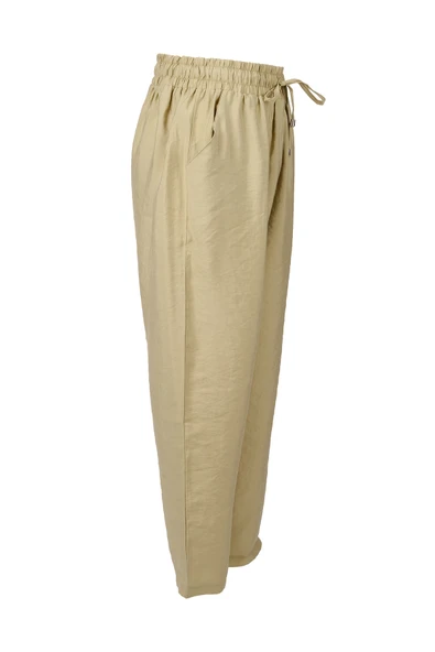 Vedi-bb Oversize Midi Kadın Pantolon - Rahat & Şık Günlük Kombini - Resim 7