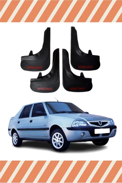 Heda Tex Dacia Solenza Racing Yazılı 4'lü Tozluk Çamurluk Paçalık