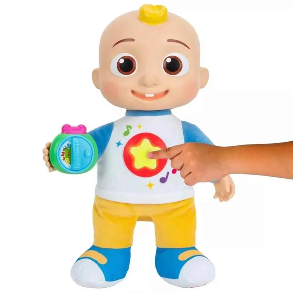 Giochi Preziosi Cocomelon Sesli Işıklı Peluş CCM47000 CMW0662 - 5