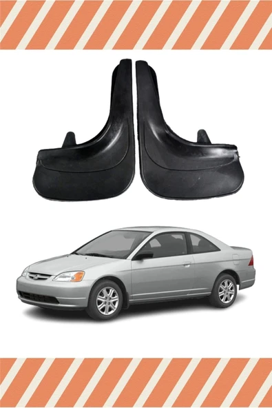 Heda Tex Honda Civic 2001-2007 2'li Tozluk Çamurluk Paçalık