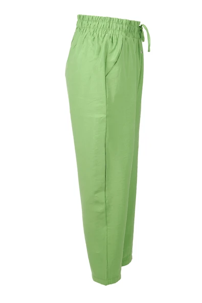 Vedi-bb Oversize Midi Kadın Pantolon - Rahat & Şık Günlük Kombini - Resim 6