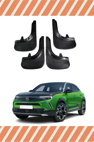 Heda Tex Opel Mokka 2012-2020 Racing Yazılı 4'lü Tozluk Çamurluk Paçalık