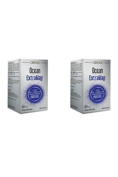 OCEAN Ocean Extramag 200 Mg Magnezyum 60 Tablet 2'li Paket