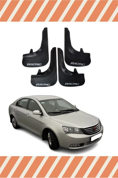 Heda Tex Geely Emgrand Racing Yazılı 4'lü Tozluk Çamurluk Paçalık