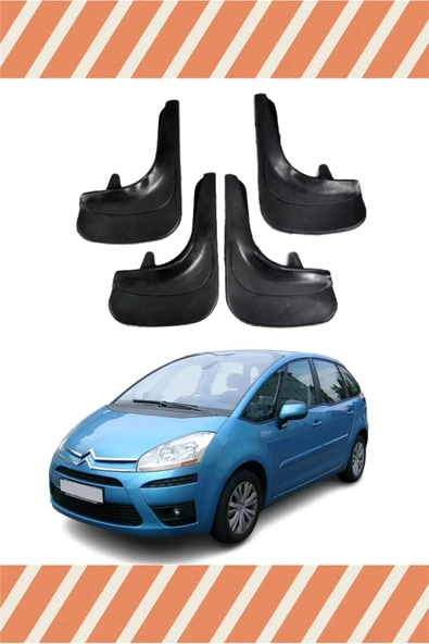 Heda Tex Citroen C4 04-11 4'lü Tozluk Çamurluk Paçalık