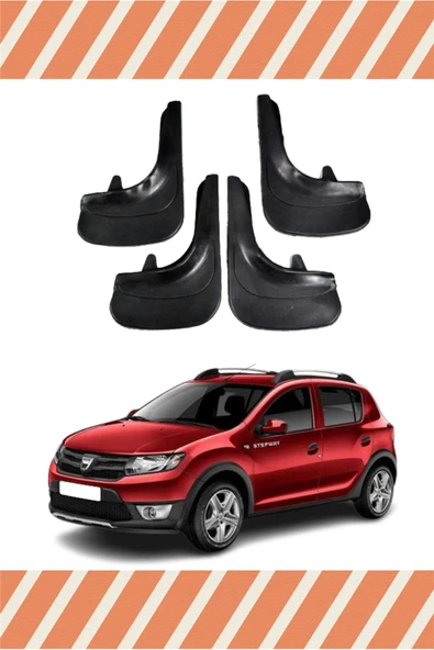 Heda Tex Dacia Stepway 2013 4'lü Tozluk Çamurluk Paçalık