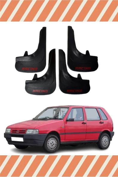 Heda Tex Fiat Uno Racing Yazılı 4'lütozluk Çamurluk Paçalık