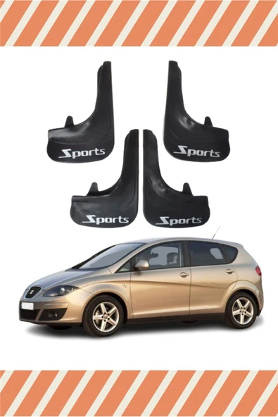 Heda Tex Seat Altea Sports Yazılı 4'lü Tozluk Çamurluk Paçalık