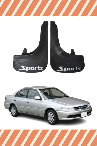 Heda Tex Toyota Carina Sports Yazılı 2'li Tozluk Çamurluk Paçalık