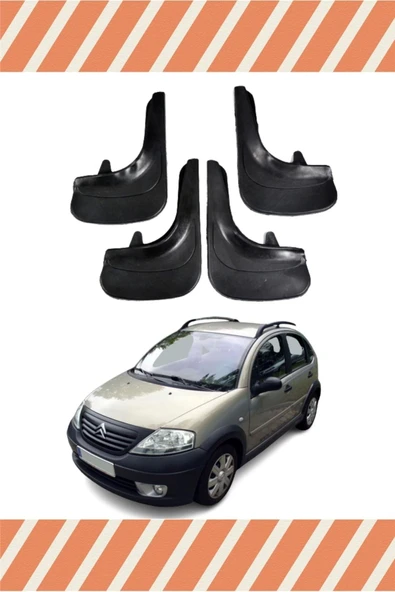Heda Tex Citroen C3 2002-2010 4'lü Tozluk Çamurluk Paçalık