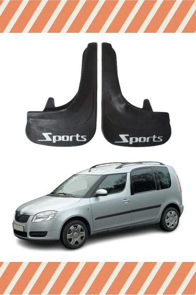 Heda Tex Skoda Roomster Sports Yazılı 2'Li Tozluk Çamurluk Paçalık