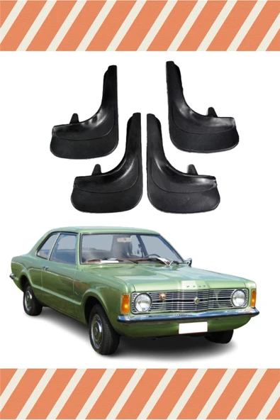 Heda Tex Ford Taunus Uyumlu 4'lü Tozluk Çamurluk Paçalık
