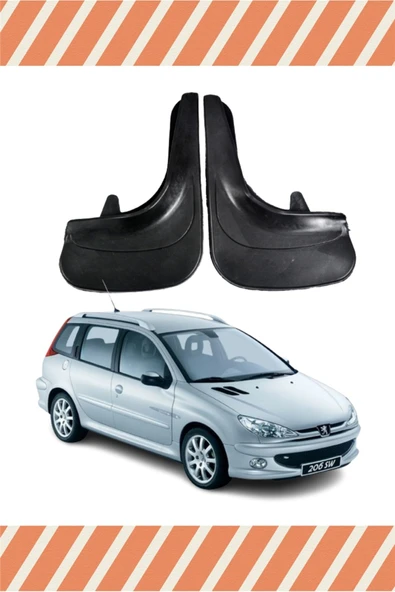 Heda Tex Peugeot 206 Stw Tüm Kasalar 2'li Tozluk Çamurluk Paçalık