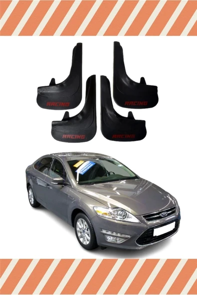 ATALAY TİCARET Ford Mondeo 2008-2013 Racing Yazılı 4'lü Tozluk Çamurluk Paçalık