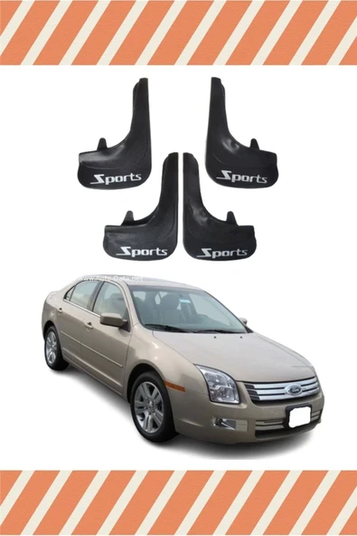 ALPAX OTOMOTİV Ford Fusion 2002-2012 Sports Yazılı 4'lü Tozluk Çamurluk Paçalık