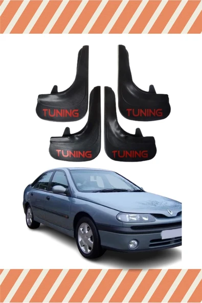 ATALAY TİCARET Renault Laguna 1 Tuning Yazılı 4'lü Tozluk Çamurluk Paçalık