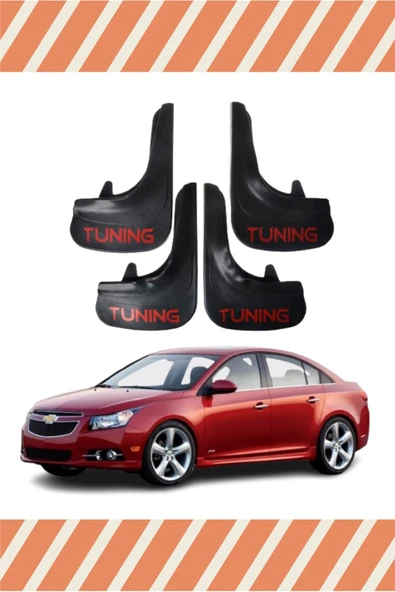Heda Tex Chevrolet Cruze Sedan Tunıng Yazılı 4'lü Tozluk Çamurluk Paçalık