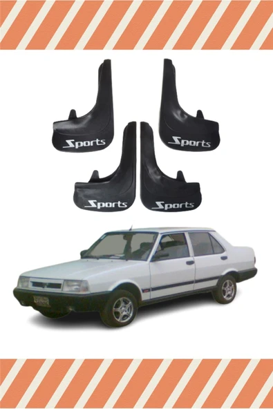 ALPAX OTOMOTİV Fiat Şahin Sports Yazılı 4'lü Tozluk Çamurluk Paçalık
