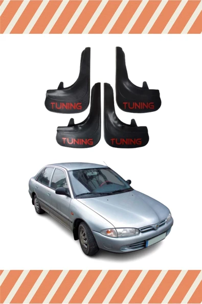 Heda Tex Proton 415 Tunıng Yazılı 4'lü Tozluk Çamurluk Paçalık
