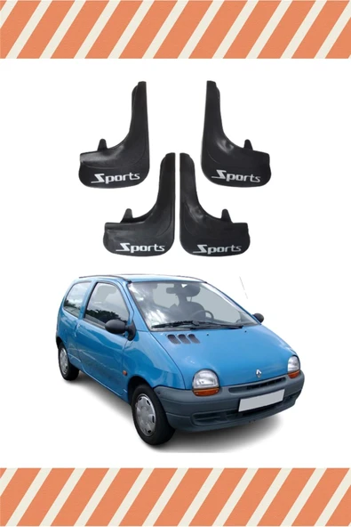 Heda Tex Renault Twingo Sports Yazılı 4'lü Tozluk Çamurluk Paçalık