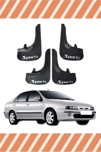 Heda Tex Fiat Marea Tüm Kasalar Sports Yazılı 4'lü Tozluk Çamurluk Paçalık