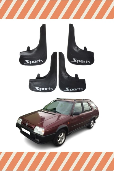 Heda Tex Skoda Forman Sports Yazılı 4'lü Tozluk Çamurluk Paçalık