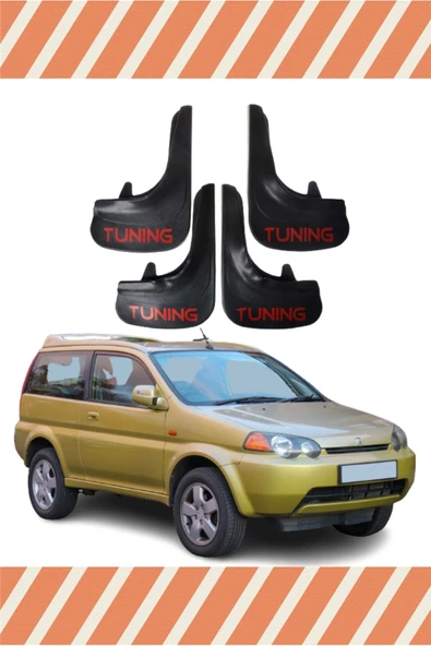 Heda Tex Honda Hrv 1998-2006 Tunıng Yazılı 4'lü Tozluk Çamurluk Paçalık