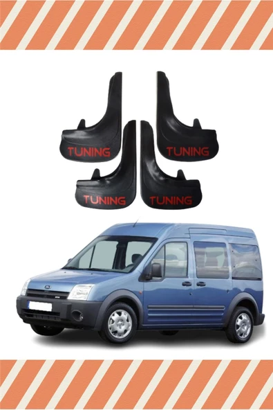 Heda Tex Ford Connect 2002-2013 Tunıng Yazılı 4'lü Tozluk Çamurluk Paçalık