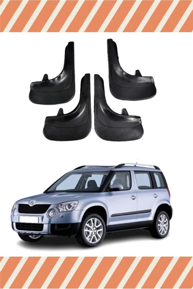 EAGLEKİDS Skoda Yeti 4'lü Tozluk Çamurluk Paçalık