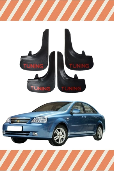Heda Tex Chevrolet Lacetti Sd Tunıng Yazılı 4'lü Tozluk Çamurluk Paçalık