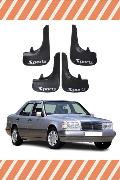 Heda Tex Mercedes 200e Sports Yazılı 4'lü Tozluk Çamurluk Paçalık