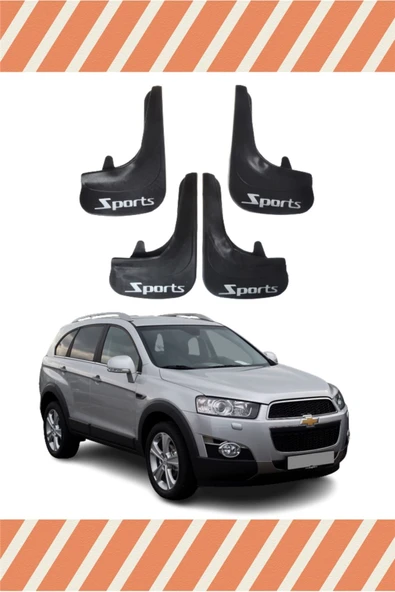 Heda Tex Chevrolet Captiva Sports Yazılı 4'lü Tozluk Çamurluk Paçalık