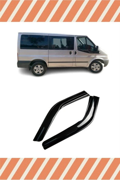 alp aksesuar Transit Minibüs 2003 -2013 Modellerine Özel 2'li Mügen Tip Cam Rüzgarlığı