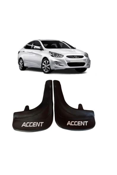 Heda Tex Hyundai Accent Blue Accent yazılı 2'Li Tozluk Çamurluk Paçalık