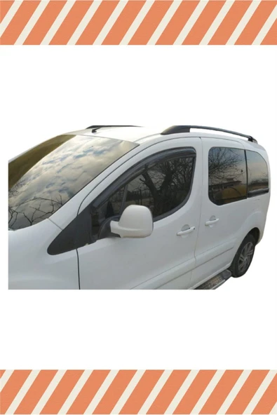 alp aksesuar Citroen Berlingo 2008-2018 Modellerine Özel 2'li Mügen Tip Cam Rüzgarlığı