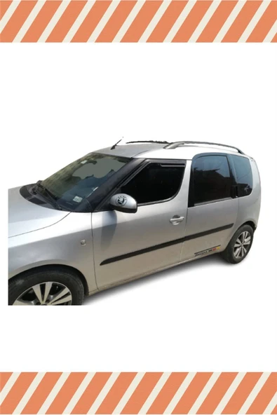alp aksesuar Skoda Roomster Tüm Modellerine Özel 2'li Mügen Tip Cam Rüzgarlığı