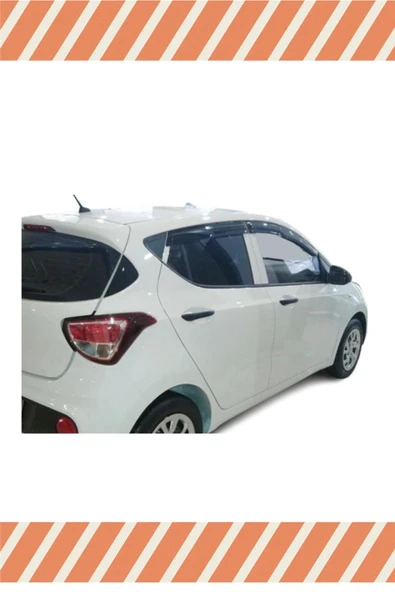 alp aksesuar Hyundai I-10 2013-2019 Modellerine Özel 4'lü Mügen Tip Cam Rüzgarlığı