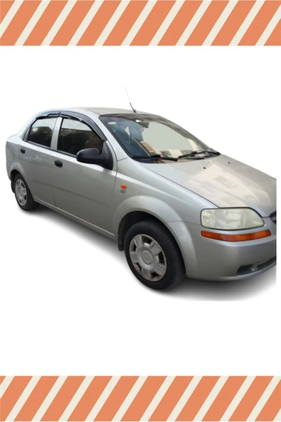 alp aksesuar Chevrolet Kalos Sedan Tüm Modellerine Özel 4'lü Mügen Tip Cam Rüzgarlığı