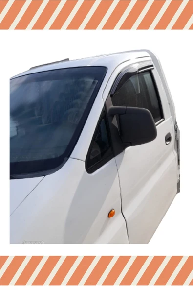 alp aksesuar Hyundai Starex Kamyonet Tüm Modellerine Özel 2'li Mügen Tip Cam Rüzgarlığı