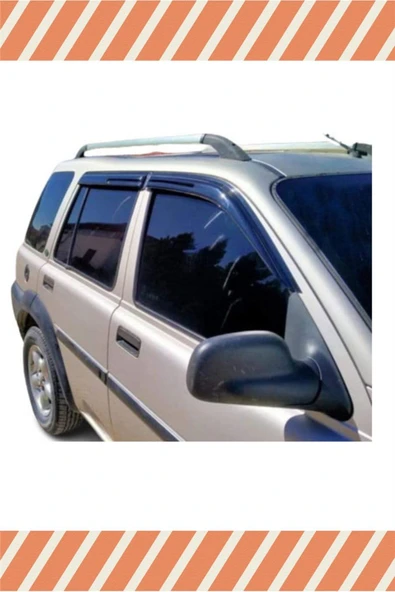 alp aksesuar Land Rover Freelander 1 1998-2007 Modellerine Özel 4'lü Mügen Tip Cam Rüzgarlığı
