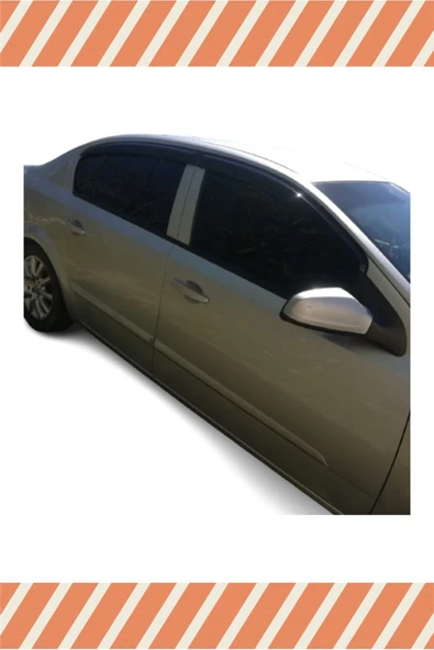 alp aksesuar Opel Astra H Sedan 2008-2017 Modellerine Özel 4'lü Mügen Tip Cam Rüzgarlığı