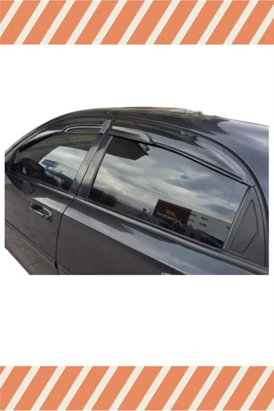 alp aksesuar Chevrolet Lacetti Hb Tüm Modellerine Özel 4'lü Mügen Tip Cam Rüzgarlığı