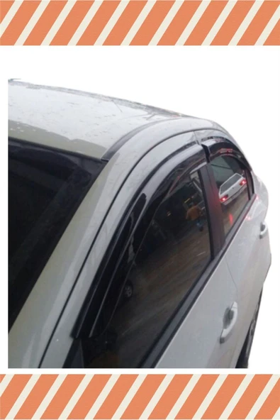alp aksesuar Chevrolet Aveo Sedan 2012 Ve Sonrası Modellerine Özel 4'lü Mügen Cam Rüzgarlığı