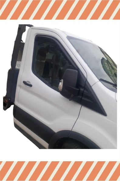 alp aksesuar Ford Transit Komyonet 2014 -2022 Modellerine Özel 2'li Mügen Tip Cam Rüzgarlığı